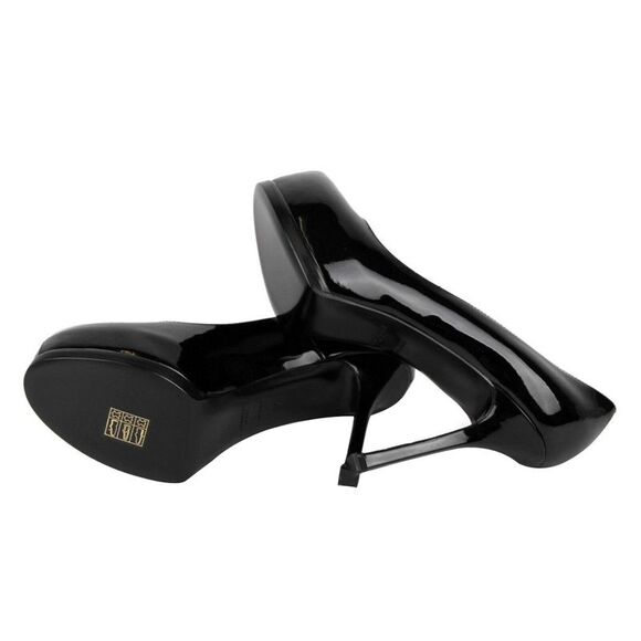 Saint Laurent Women's Black Patent Leather Tribtoo 80 Platform Pump (36 EU / 6 - Picture 9 of 9